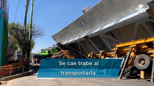 Cae pieza del Trolebús Elevado en Iztapalapa y provoca caos por 16 horas