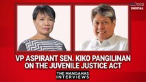 VP aspirant Sen. Kiko Pangilinan on the Juvenile Justice and Welfare Act | The Mangahas Interviews