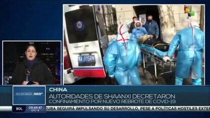 China decreta confinamiento en la ciudad de Xian por rebrote de covid-19