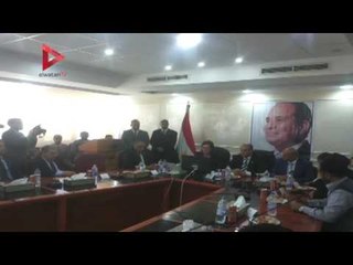 وزيرة التخطيط تعقد مؤتمر مع محافظ مطروح