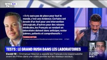 Tests: le grand rush dans les laboratoires à la veille de Noël