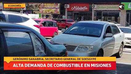 Alta demanda de combustible en Misiones