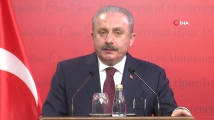 Şentop: "Dostumuz ve müttefikimiz Karadağ'ın bir an önce Avrupa Birliği'ne tam üye olması bizim arzumuzdur"