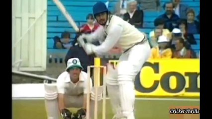 Sandeep Patil Dashing 129 Not Out off 196 Balls, 212 Minutes, 18 Fours, 2 Sixes at Old Trafford 1982