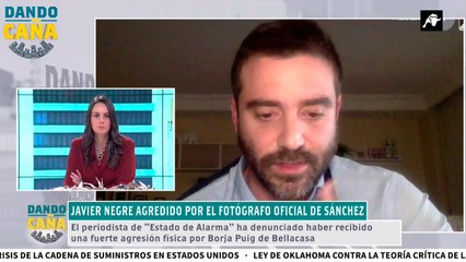 Javier Negre, agredido por el fotógrafo de Sánchez: 'Cuando me maten, dirán que me lo he inventado'