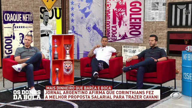 Craque Neto conversou agora pouco com Duílio, presidente do Corinthians. Pode se animar, torcedor... Segundo revelou o apresentador, um centroavante de peso vai chegar em 2022.#OsDonosdaBola