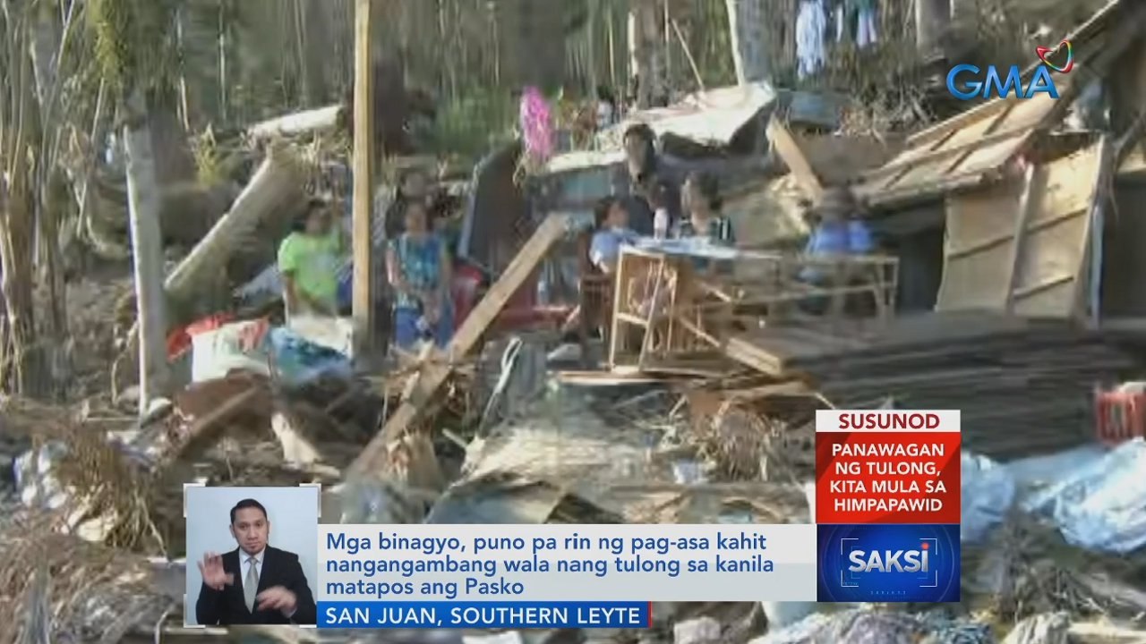 Mga binagyo, puno pa rin ng pag-asa kahit nangangambang wala nang tulong sa kanila matapos ang Pasko | Saksi