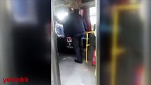Ataşehir'de dehşete düşüren anlar! İETT otobüsü yolcuya bıçak çekip tehdit savurdu