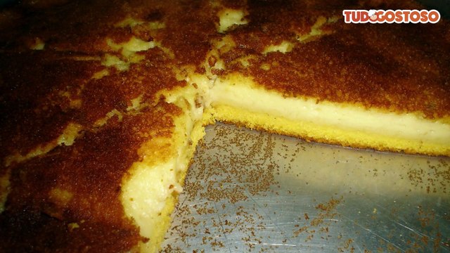 Bolo de fubá cremoso