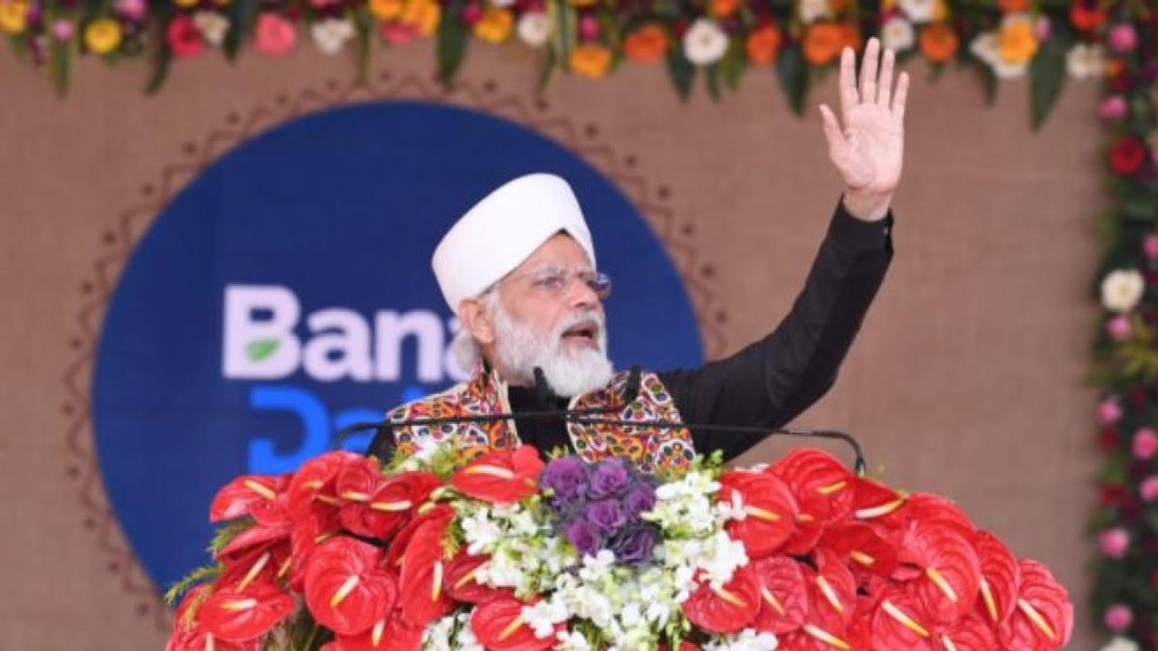 What is the meaning of Modi's message from Banaras?