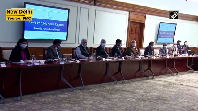 PM Modi chairs review meeting over Covid situation