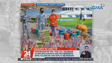 Panawagan ng San Jose LGU, tulungan silang maayudahan ang mga residente dahil kulang na ang suplay ng pagkain  | 24 Oras