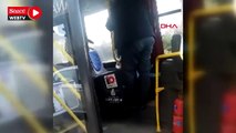 İETT otobüsü şoförü, yolcuya bıçak çekti