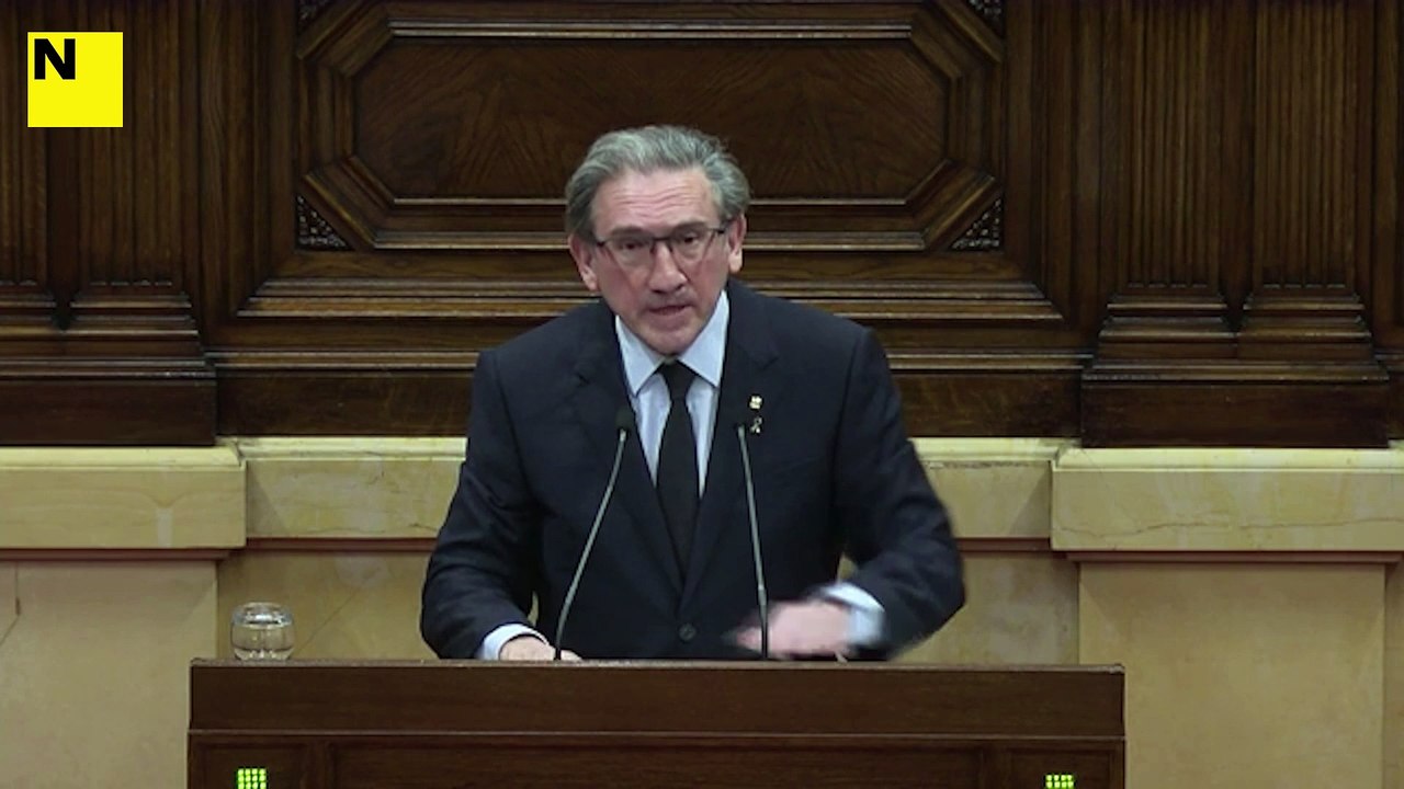 El conseller d'Economia i Hisenda, Jaume Giró, carrega contra el govern espanyol i el sistema judicial per dificultar la millora dels comptes