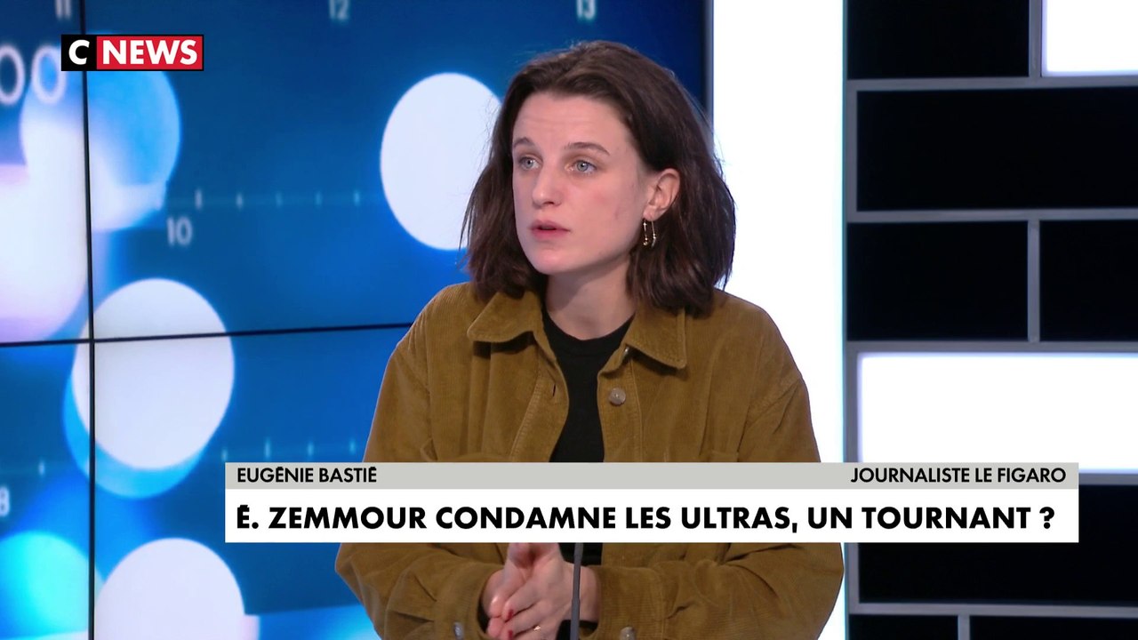 Eugénie Bastié : «Je trouve que c'est un tournant pour Eric Zemmour d'enfin se détacher de ces groupuscules violents»