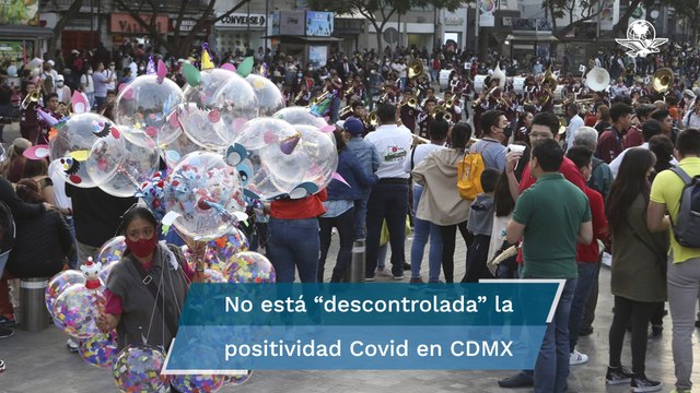 CDMX cerrará 2021 en semáforo verde; hay incremento de casos positivos pero no está “descontrolado”