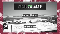 Miami Heat vs Detroit Pistons: Moneyline