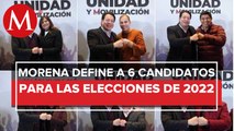 Ellos son los candidatos de Morena para las elecciones de 2022