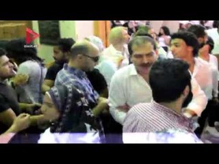 جنينة وصباحي وسيمون وأحمد حرارة يشاركون في عزاء الطفل يوسف