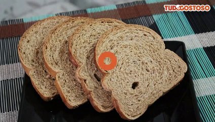 Pão 100% integral sem açúcar