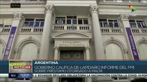 teleSUR Noticias 14:30 23-12: Presidente argentino tilda de tímido informe del FMI