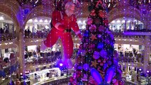 PARIS LE GRAND SAPIN DES GALERIES LAFAYETTE HAUSSMAN 2021