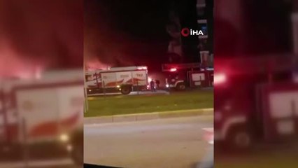 İş yerinde yangın: 250 motosiklet küle döndü