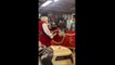 Santa's Buddy Surprises Him With Wooden Sleigh