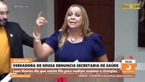 Vereadores de Sousa repudiam declaração de Lana Dantas sobre suposta troca de votos na Saúde