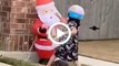 Dad Ig & Twitter - Girl Beats Up Santa