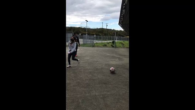 Soccer Coach Scores Goal From Outside Stadium and Wins Bet