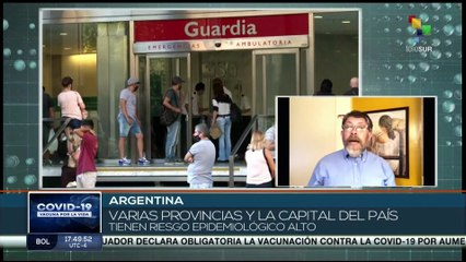 Se registran en Argentina nuevos contagios de Covid-19