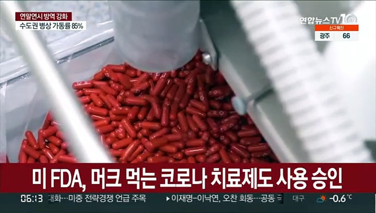 미국 FDA, 화이자 이어 머크사 먹는 코로나 치료제 승인