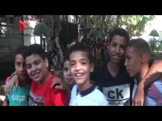 إقبال الزوار على حديقة الحيوان بالفيوم