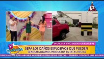 Sepa los daños explosivos que pueden generar algunos productos en estas fiestas