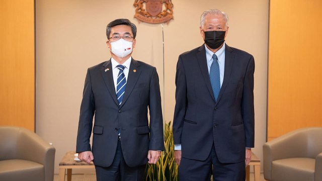 한·싱가포르 국방장관 회담... 한반도 평화에 협력 / YTN