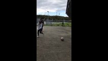 Soccer Coach Scores Goal From Outside Stadium and Wins Bet