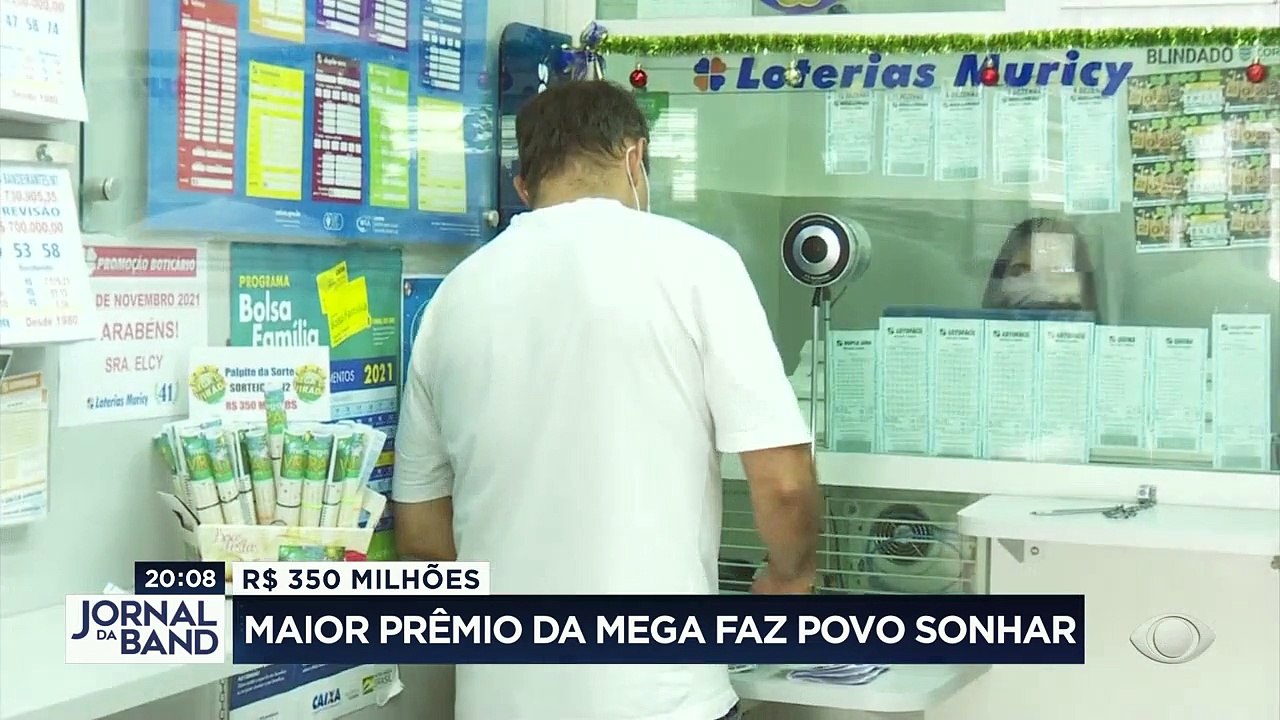 É o natal que está perto, mas muita gente só pensa na virada do ano. Mais precisamente, na mega da virada. #BandJornalismo
