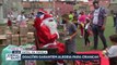 O papai noel fez hoje a festa da criançada numa das maiores favelas do Brasil. #BandJornalismo