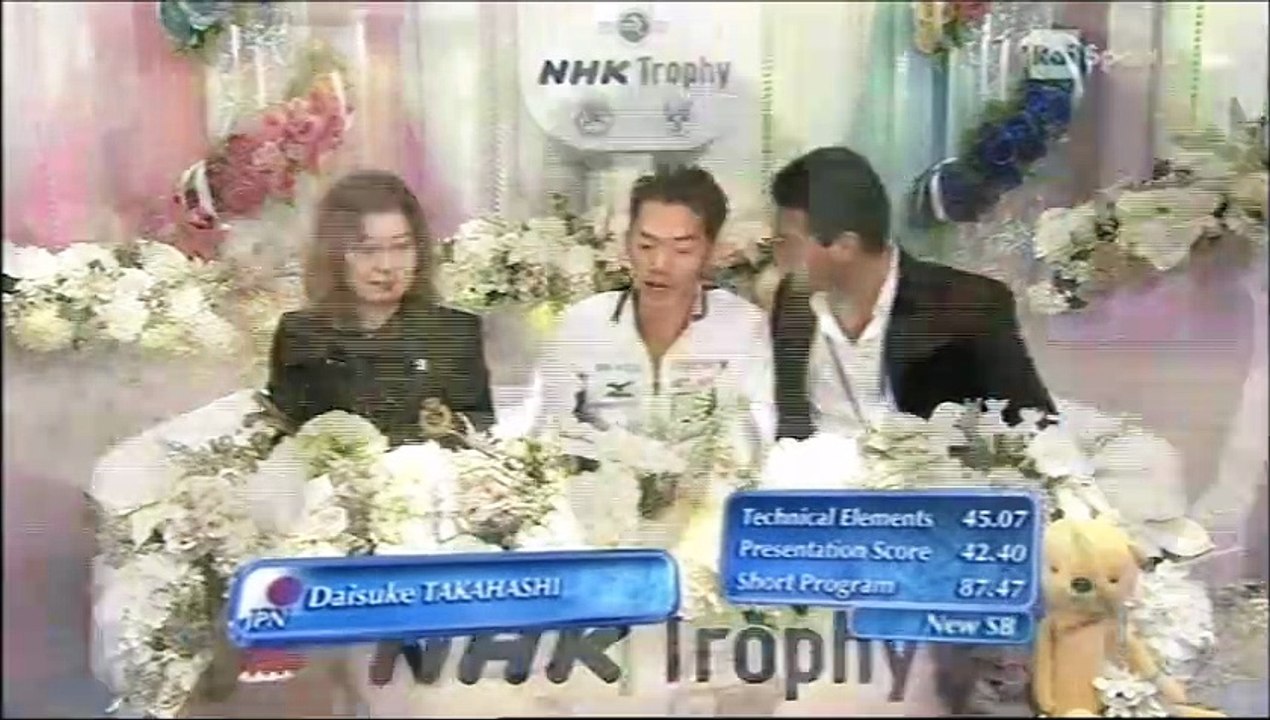 NHK12 - Commentators mention Japan 3.11 and Hanyu (RAI ITA)