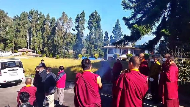 H.H Zurmang Gharwang Rinpoche visited to Rumtek Old Monastery