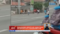 Dalawang grupo ng kabataan sa Davao city, nagrambulan | UB
