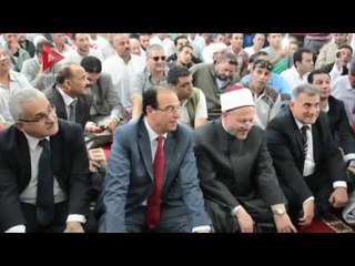 محافظ الدقهلية ومفتي الجمهورية يفتتحان مسجد ابن عفان في ميت غمر