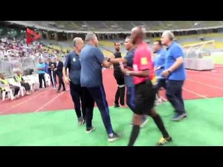 مشاجرة بين عضو مجلس الزمالك ومجلس الأهلي الليبي