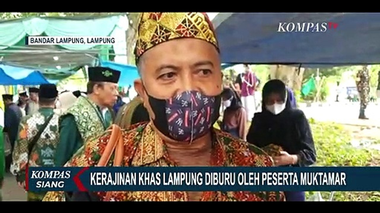 Meriahkan Muktamar ke-34 NU, Bazaar Kuliner dan Kerajinan UMKM Lampung Diserbu Muktamirin