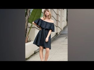 20 فستان أسود خفيف لتتألقي به في نهار موسم الصيف