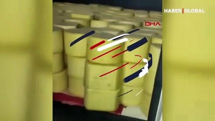 Sivas Gemerek'te 2 tona yakın kaşar ele geçirildi