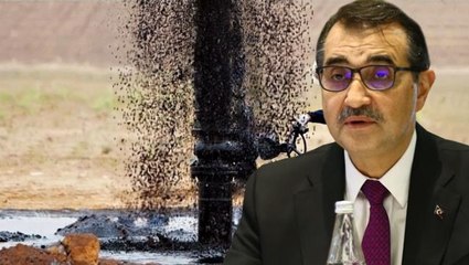 Bakan Dönmez de şaşkın! Yıllar önce üzerine beton dökülen kuyudan petrol fışkırdı