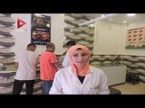 طبيبة بيطرية تشارك زميلاتها في افتتاح محل جزارة ببني سويف  
