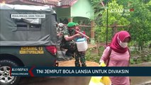 TNI Jemput Bola Lansia Untuk Divaksin